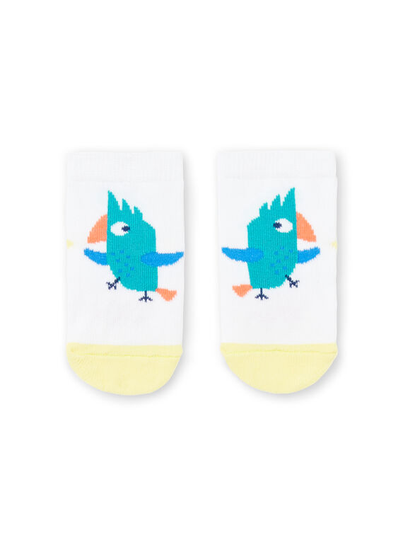Baby Junge Weißer Papagei Socken JYUMARCHO2 / 20SI10P1SOQ000