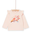 T-Shirt mit Fantasiemuster RISUNTEE / 23SG09K1TML301