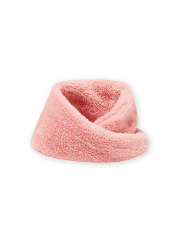 Rosa Kunstfell-Snood für Mädchen MYASAUSNOO2 / 21WI0163SNO303