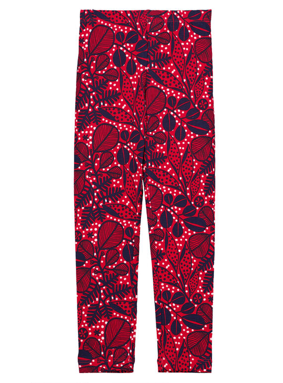 Gemusterte Leggings GYATRILEG / 19WI01J1CALF512