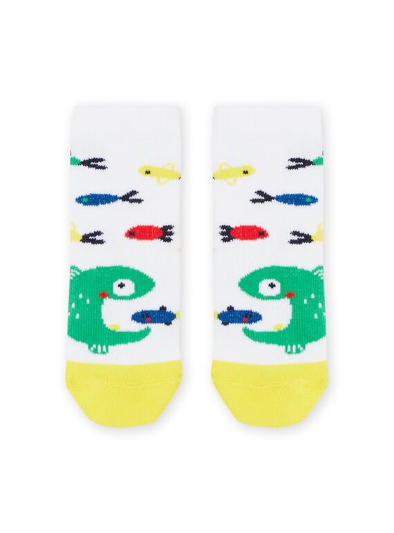 Mehrfarbige Socken mit Fischprint RYUPOPCHO1 / 23SI1091SOQ000