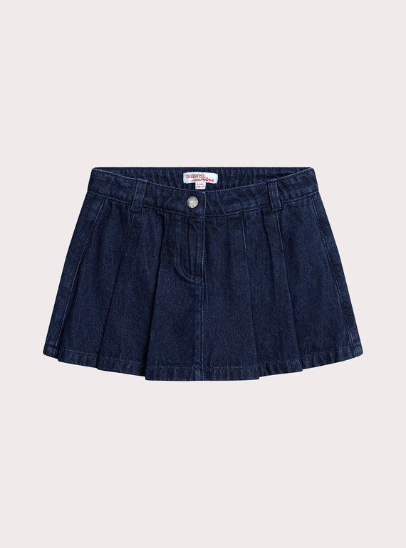 Skort mit Liegefalten, Mädchen XABLUJUP / 25W901N1JUPK005