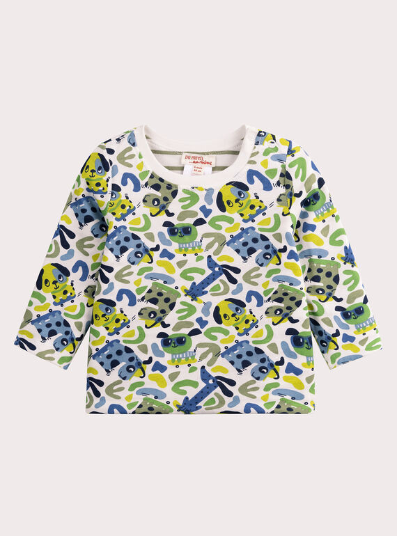 Langarm-T-Shirt Ecru VUGATEE2 / 24WG1011TML001