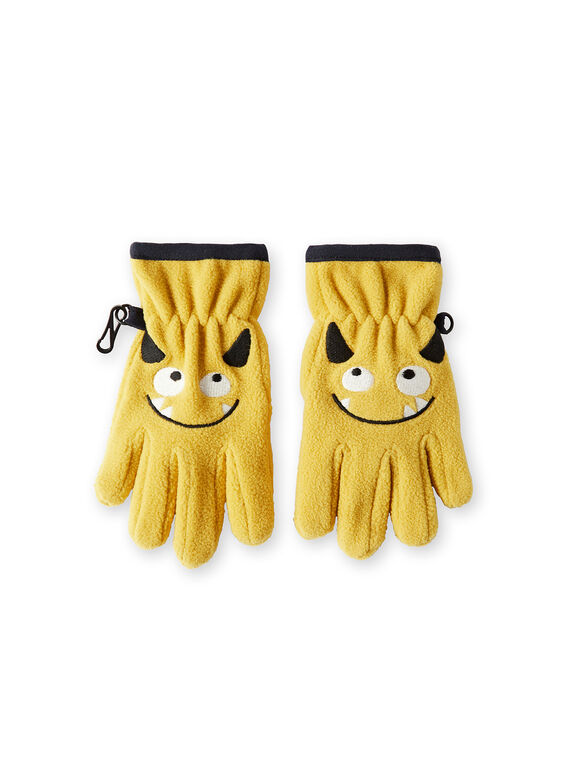 Straw yellow GLOVES KYOLUGAN / 20WI02P1GAN104