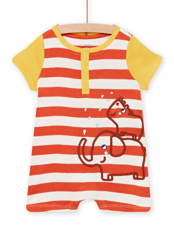 Gestreifter Baby Junge Strampler NEGAGRECOP / 22SH14H1GRE001