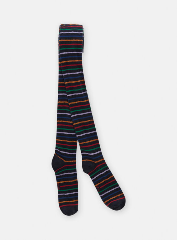 Schwarze Strumpfhose für Mädchen SYAKHOCOL / 23WI01N1COLC243