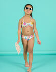 Zweiteiliger weißer Badeanzug Kind Mädchen NYABIK3 / 22SI01L1MAI000