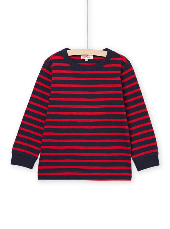 Gestreiftes T-Shirt mit langen Ärmeln POJOTIRIB2 / 22W902B6TML505