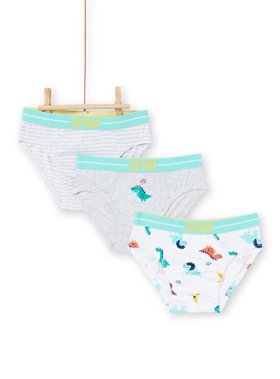 3er-Set Kinderunterhosen mit Dinosaurier-Motiven für Jungen LEGOSLIDINO / 21SH1223D5L000