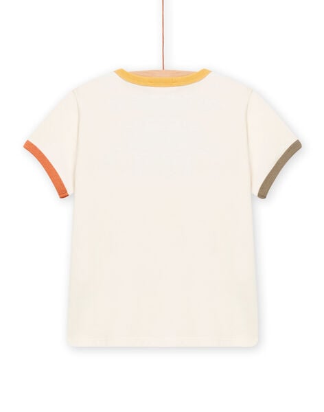 Graues T-Shirt für Kind Junge mit Fischmotiv NOVITI / 22S902M1TMC007