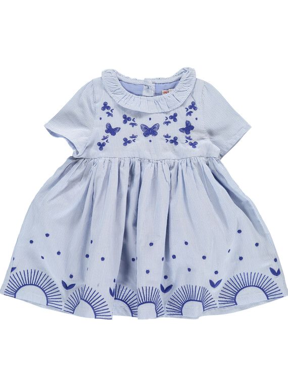 Baby girls' short-sleeved dress CIKLEROB1 / 18SG09D3ROB099