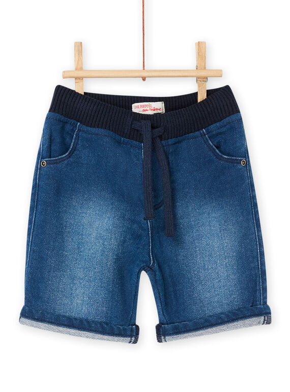 Blaue Bermuda-Shorts mit Jeans-Effekt RUJOBER1 / 23SG10Z1BERP274